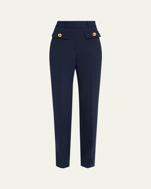 Double-Face Stretch Wool Pants